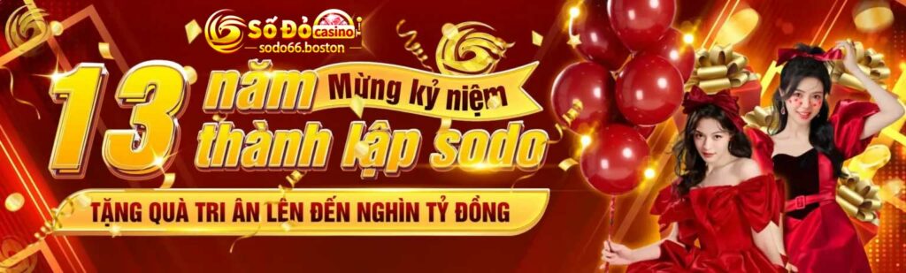 sodo66 baner 13 năm thành lập